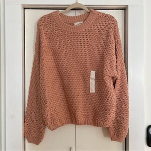 Universal Thread Cozy Knit Women's Sweater in Peach 🍑 NWT
